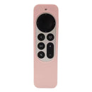 Silicone Protective Case Cover For Apple TV 4K 4th 2021 Siri Remote Controller(Pink)