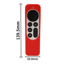 Silicone Protective Case Cover For Apple TV 4K 4th 2021 Siri Remote Controller(Light Blue)