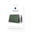 WIWU iKevlar Carbon Fiber Texture PP Laptop Protective Case For MacBook Pro 13.3 inch A2338 / A2251 / A2289 2020(Green)