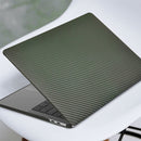 WIWU iKevlar Carbon Fiber Texture PP Laptop Protective Case For MacBook Air 13.3 inch A2179 / A2337 2020(Green)