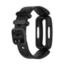 For Fitbit Ace 3 Silicone Integrated Watch Band(Black)