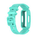 For Fitbit Ace 3 Silicone Integrated Watch Band(Lake Blue)