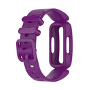 For Fitbit Ace 3 Silicone Integrated Watch Band(Grape Purple)