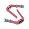 For Fitbit Ace 3 Silicone Integrated Watch Band(Black Red Buckle)