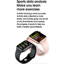 WIWU SW01 1.75 inch 2.5D Curved HD IPS Touch Screen Bluetooth Smart Watch, Support Body Temperature Measurement & Heart Rate / Blood Pressure / Blood Oxygen / Sleep Detection & Multiple Exercise Modes(Black)