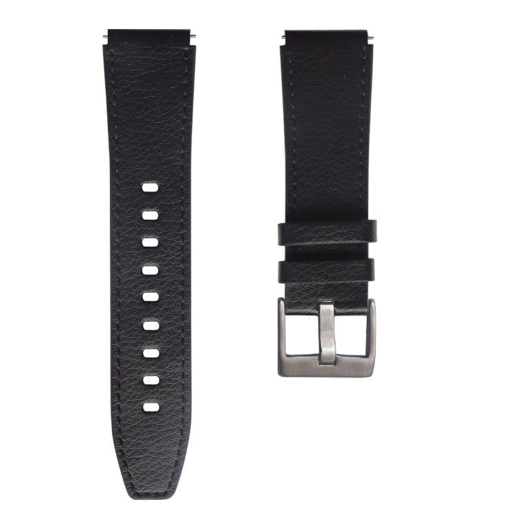 For Huawei Watch GT2 Pro Leather Watch Band(Black)