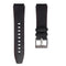 For Huawei Watch GT2 Pro Leather Watch Band(Black Red Lines)