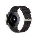 For Huawei Watch GT2 Pro Leather Watch Band(Black Red Lines)