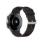 For Huawei Watch GT2 Pro Leather Watch Band(Black Red Lines)