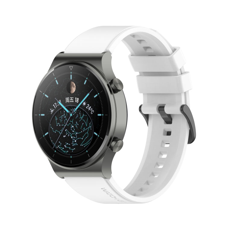 For Huawei Watch GT2 Pro Silicone Watch Band(White)