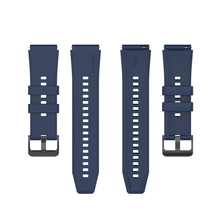 For Huawei Watch GT2 Pro Silicone Watch Band(Navy Blue)