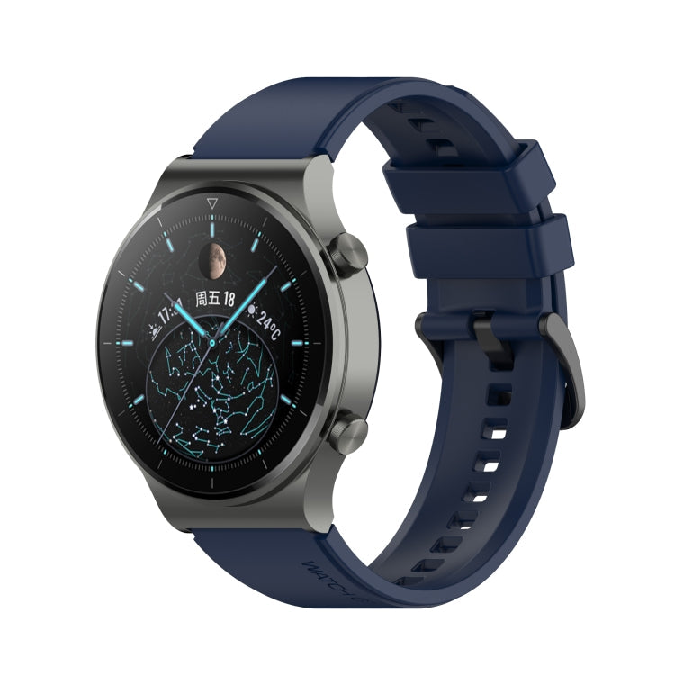 For Huawei Watch GT2 Pro Silicone Watch Band(Navy Blue)