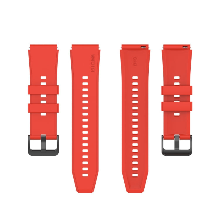 For Huawei Watch GT2 Pro Silicone Watch Band(Red)