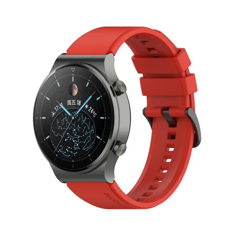 For Huawei Watch GT2 Pro Silicone Watch Band(Red)