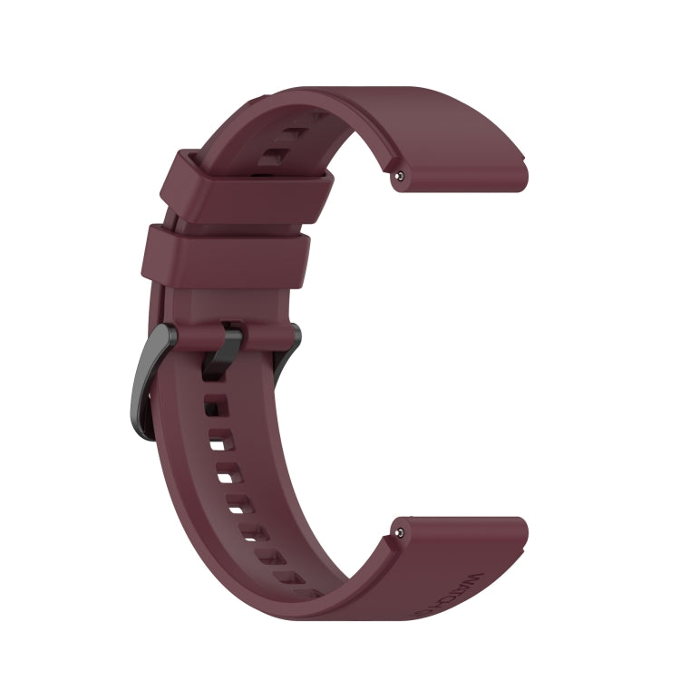 For Huawei Watch GT2 Pro Silicone Watch Band(Wine Red)