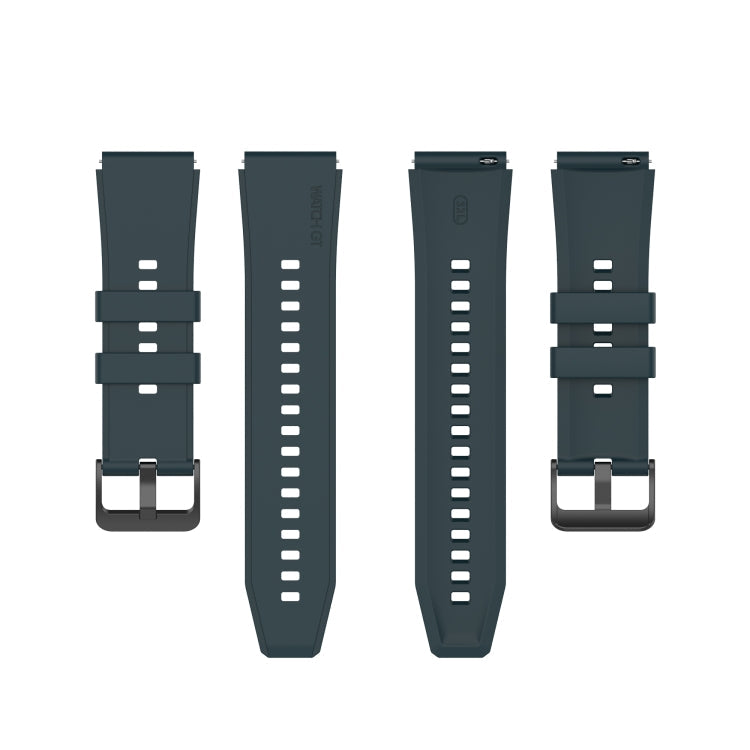 For Huawei Watch GT2 Pro Silicone Watch Band(Dark Green)