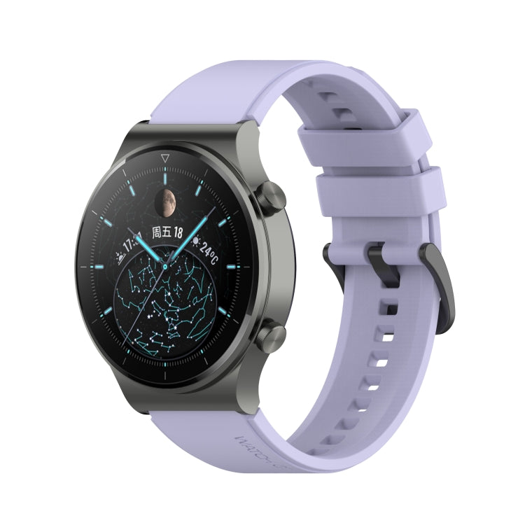 For Huawei Watch GT2 Pro Silicone Watch Band(Purple)