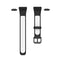 For Huawei Band 6 / Honor Band 6 Universal Two-color Breathable Silicone Watch Band(Black White)