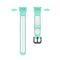 For Huawei Band 6 / Honor Band 6 Universal Two-color Breathable Silicone Watch Band(Green White)