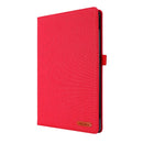 For Huawei MatePad 11 2021 Fabric Texture Horizontal Flip TPU Leather Case with Holder(Red)