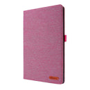 For Huawei MatePad 11 2021 Fabric Texture Horizontal Flip TPU Leather Case with Holder(Red Wine)