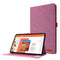 For Huawei MatePad 11 2021 Fabric Texture Horizontal Flip TPU Leather Case with Holder(Red Wine)