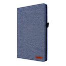 For Huawei MatePad 11 2021 Fabric Texture Horizontal Flip TPU Leather Case with Holder(Blue)