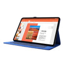For Huawei MatePad 11 2021 Fabric Texture Horizontal Flip TPU Leather Case with Holder(Blue)