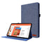 For Huawei MatePad 11 2021 Fabric Texture Horizontal Flip TPU Leather Case with Holder(Blue)