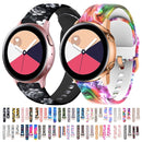 For Samsung Galaxy Watch 42mm Silicone Printing Watch Band(Fireworks in Full Bloom)
