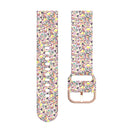 For Samsung Galaxy Watch 46mm Silicone Printing Watch Band(Fireworks in Full Bloom)