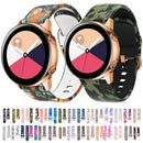 For Samsung Galaxy Watch 46mm Silicone Printing Watch Band(Fireworks in Full Bloom)