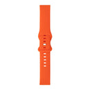 For Samsung Galaxy Watch Active / Active 2 40mm / Active 2 44mm 8-buckle Silicone Watch Band(Orange)