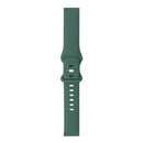 For Samsung Galaxy Watch Active / Active 2 40mm / Active 2 44mm 8-buckle Silicone Watch Band(Pine Needle Green)