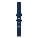For Samsung Galaxy Watch Active / Active 2 40mm / Active 2 44mm 8-buckle Silicone Watch Band(Midnight Blue)