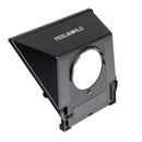 FEELWORLD TP2 Portable Teleprompter with Bluetooth Remote Control & Lens Adapter Ring For Below 8 inches Mobile Phone / Tablet / SLR Camera