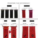 For Apple Watch Series 7 41mm / 6 & SE & 5 & 4 40mm / 3 & 2 & 1 38mm Color Matching Nylon Watch Band(Black + Grey)