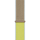 For Apple Watch Series 7 41mm / 6 & SE & 5 & 4 40mm / 3 & 2 & 1 38mm Color Matching Nylon Watch Band(Green + Baby Blue)