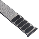 For Apple Watch Series 7 45mm / 6 & SE & 5 & 4 44mm / 3 & 2 & 1 42mm Color Matching Nylon Watch Band(Black + Grey)