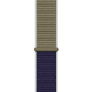 For Apple Watch Series 7 45mm / 6 & SE & 5 & 4 44mm / 3 & 2 & 1 42mm Color Matching Nylon Watch Band(Blue + Green)