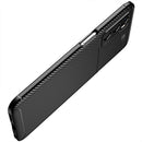 For OPPO A16 Carbon Fiber Texture Shockproof TPU Case(Blue)