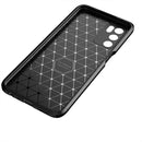 For OPPO A16 Carbon Fiber Texture Shockproof TPU Case(Blue)