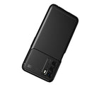 For OPPO A16 Carbon Fiber Texture Shockproof TPU Case(Black)