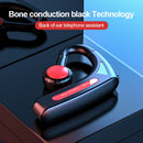 M-618 Bone Conduction Hanging Ear Stereo Bluetooth Headset(Black)