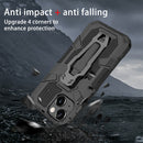 Machine Armor Warrior Shockproof PC + TPU Protective Case For iPhone 13 mini(Black)