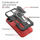 Machine Armor Warrior Shockproof PC + TPU Protective Case For iPhone 13 mini(Red)