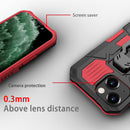 Machine Armor Warrior Shockproof PC + TPU Protective Case For iPhone 13 mini(Red)