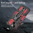 Machine Armor Warrior Shockproof PC + TPU Protective Case For iPhone 13 mini(Red)