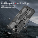 Machine Armor Warrior Shockproof PC + TPU Protective Case For iPhone 13 mini(Grey)