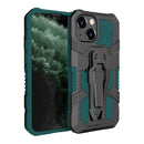 Machine Armor Warrior Shockproof PC + TPU Protective Case For iPhone 13 mini(Green)